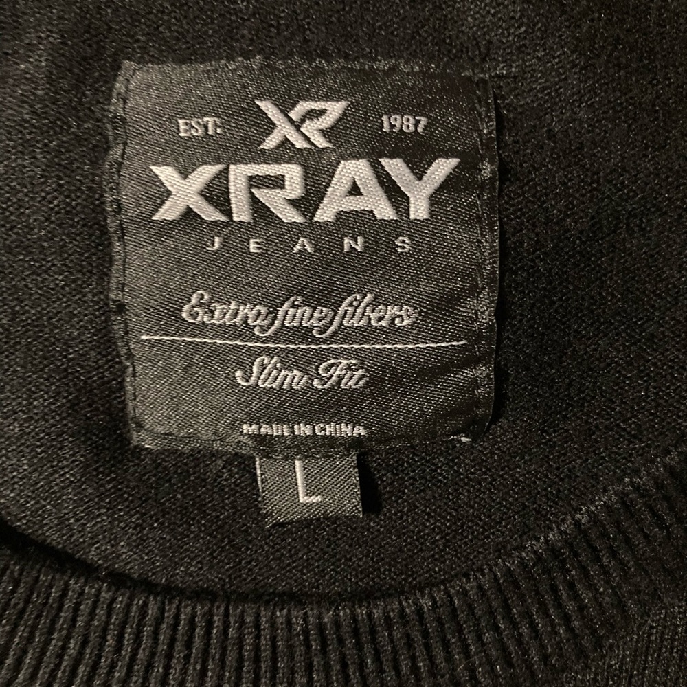 Xray Basic Crew Neck Black Solid Casual Sweater - image 5